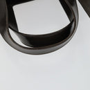 GUCCI Hand Bag Patent leather 2way Brown Silver 000 1013 0504 Auth 170344-9