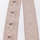LOUIS VUITTON Monogram Bandeau Animal Scarf Silk Pink M70702 LV Auth 170366-3