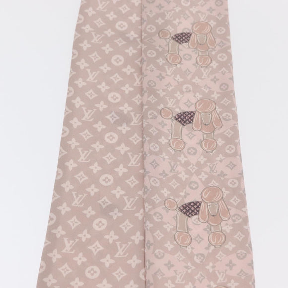 LOUIS VUITTON Monogram Bandeau Animal Scarf Silk Pink M70702 LV Auth 170366