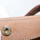 CELINE Macadam Canvas Tote Bag PVC Leather Brown Gold Auth 170367-12