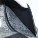 GUCCI GG Canvas Tote Bag Black Silver 28893 Auth 170369-24