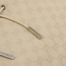 GUCCI GG Canvas Tote Bag Beige Silver 002 1053 Auth 170373-17