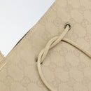 GUCCI GG Canvas Tote Bag Beige Silver 002 1053 Auth 170373-18