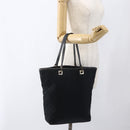 GUCCI GG Canvas Tote Bag Black Gold 002 1098 1705 Auth 170374-21