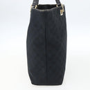 GUCCI GG Canvas Tote Bag Black Gold 002 1098 1705 Auth 170374-4