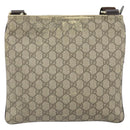 GUCCI GG Supreme Shoulder Bag PVC Beige Gold 295257 Auth 170375-2