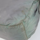 PRADA Shoulder Bag Nylon Gray Silver Auth 170376-15