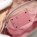 PRADA Shoulder Bag Nylon Gray Silver Auth 170376-20