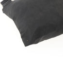 PRADA Shoulder Bag Nylon Black Silver Auth 170378-17
