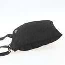 PRADA Shoulder Bag Nylon Black Silver Auth 170378-3