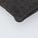 BVLGARI Logo Mania Shoulder Bag Canvas Black Silver Auth 170379-14