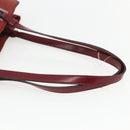 PRADA Hand Bag Nylon Red Silver Auth 170383-7