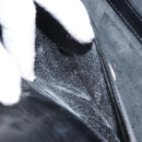 GIVENCHY Chain Shoulder Bag Leather Black Gold Auth 170389-12