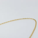 GIVENCHY Chain Shoulder Bag Leather Black Gold Auth 170389-8