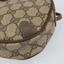 GUCCI GG Supreme Web Sherry Line Shoulder Bag PVC Beige 89 02 066 Auth 170390-9