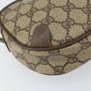 GUCCI GG Supreme Web Sherry Line Shoulder Bag PVC Beige 89 02 066 Auth 170390-14