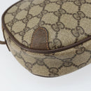 GUCCI GG Supreme Web Sherry Line Shoulder Bag PVC Beige 89 02 066 Auth 170390-16