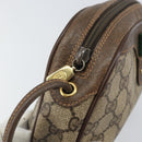 GUCCI GG Supreme Web Sherry Line Shoulder Bag PVC Beige 89 02 066 Auth 170390-10