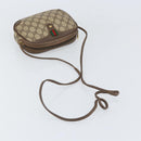 GUCCI GG Supreme Web Sherry Line Shoulder Bag PVC Beige 89 02 066 Auth 170390-7