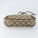 GUCCI GG Supreme Web Sherry Line Shoulder Bag PVC Beige 89 02 066 Auth 170390-5