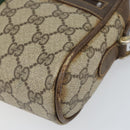 GUCCI GG Supreme Web Sherry Line Shoulder Bag PVC Beige 010 378 Auth 170391-10