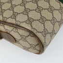 GUCCI GG Supreme Web Sherry Line Shoulder Bag PVC Beige 010 378 Auth 170391-13