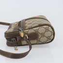 GUCCI GG Supreme Web Sherry Line Shoulder Bag PVC Beige 010 378 Auth 170391-5