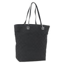 GUCCI GG Canvas Tote Bag Black Silver 31243 Auth 170394-1