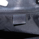 GUCCI GG Canvas Tote Bag Black Silver 31243 Auth 170394-17
