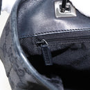 GUCCI GG Canvas Tote Bag Black Silver 31243 Auth 170394-18