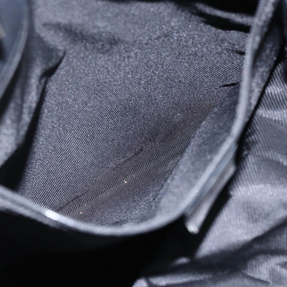 GUCCI GG Canvas Tote Bag Black Silver 31243 Auth 170394