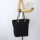 GUCCI GG Canvas Tote Bag Black Silver 31243 Auth 170394-21