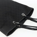 GUCCI GG Canvas Tote Bag Black Silver 31243 Auth 170394-6