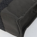 HERMES Her Line PM Hand Bag Canvas Gray Auth 170395-9