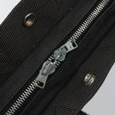 HERMES Her Line PM Hand Bag Canvas Gray Auth 170395-18