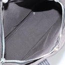 HERMES Her Line PM Hand Bag Canvas Gray Auth 170395-10