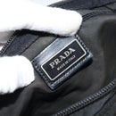 PRADA Shoulder Bag Nylon Black Auth 170396-19