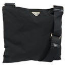 PRADA Shoulder Bag Nylon Black Auth 170396-1
