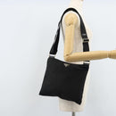 PRADA Shoulder Bag Nylon Black Auth 170396-22