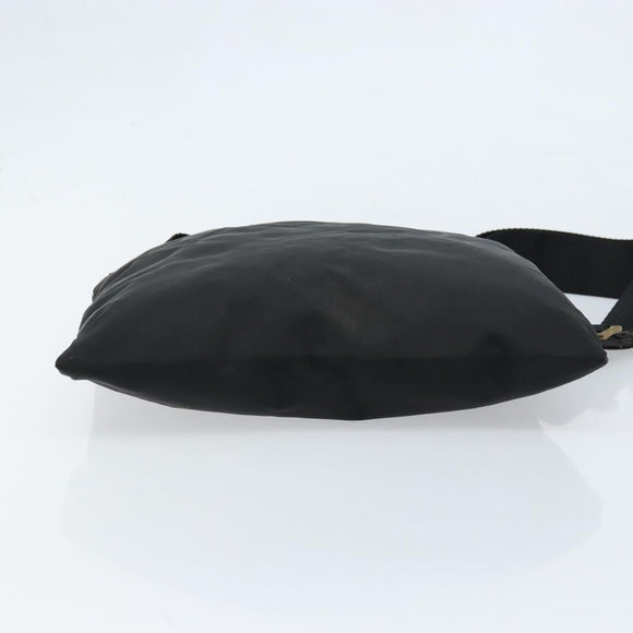 PRADA Shoulder Bag Nylon Black Auth 170396
