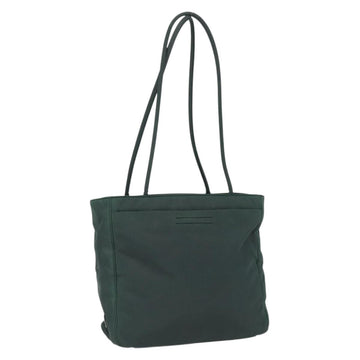 PRADA Tote Bag Nylon Green Auth 170398