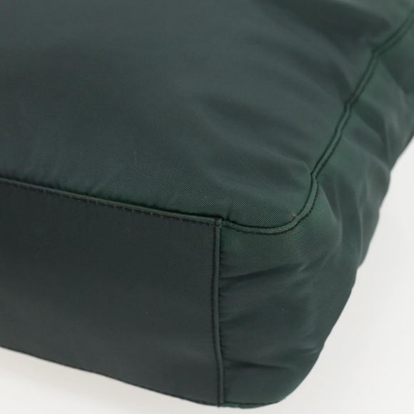 PRADA Tote Bag Nylon Green Auth 170398