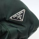 PRADA Tote Bag Nylon Green Auth 170398-18