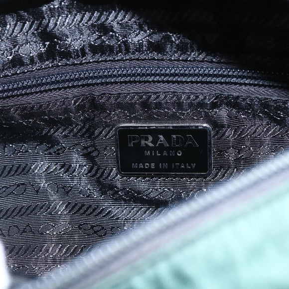 PRADA Tote Bag Nylon Green Auth 170398