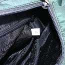 PRADA Tote Bag Nylon Green Auth 170398-11