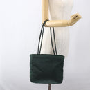 PRADA Tote Bag Nylon Green Auth 170398-25