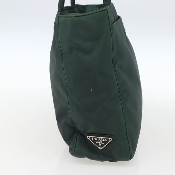 PRADA Tote Bag Nylon Green Auth 170398