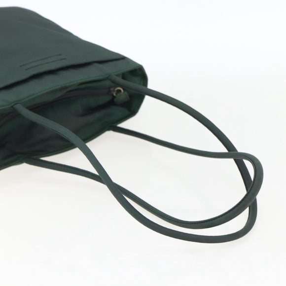 PRADA Tote Bag Nylon Green Auth 170398