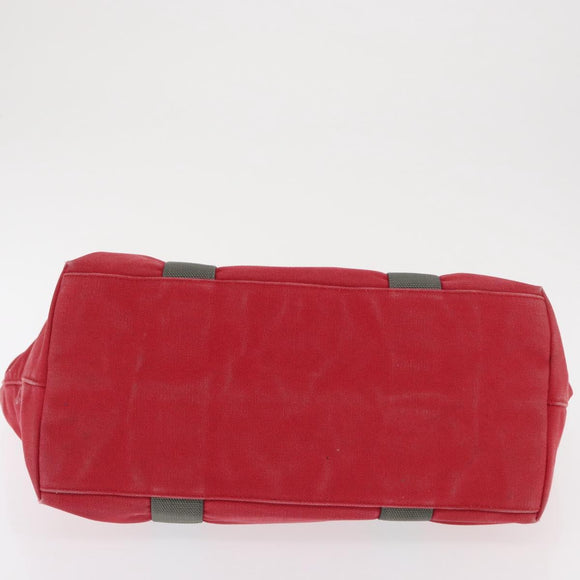 PRADA Sports Tote Bag Canvas Red Auth 170399