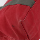 PRADA Sports Tote Bag Canvas Red Auth 170399-16
